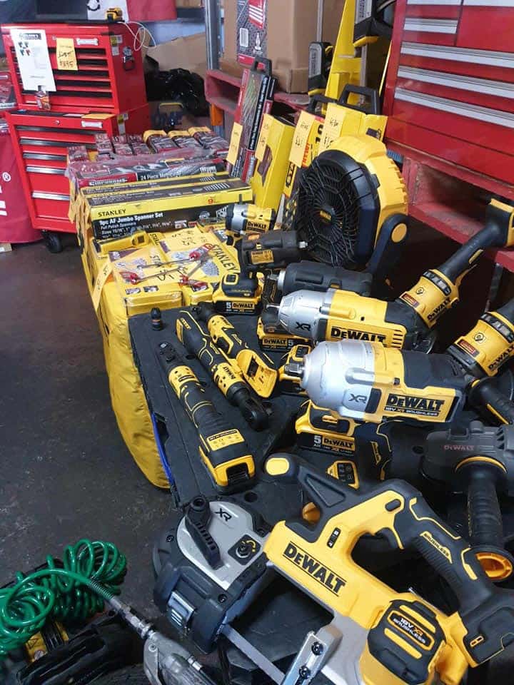 Dewalt Power Tools On Display